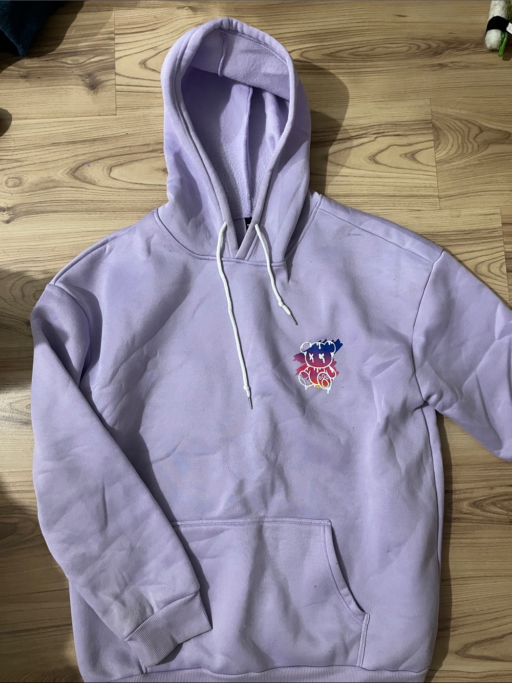 Women's Lavender Cowl Neck Hoodie Sweater - Soft Pullover